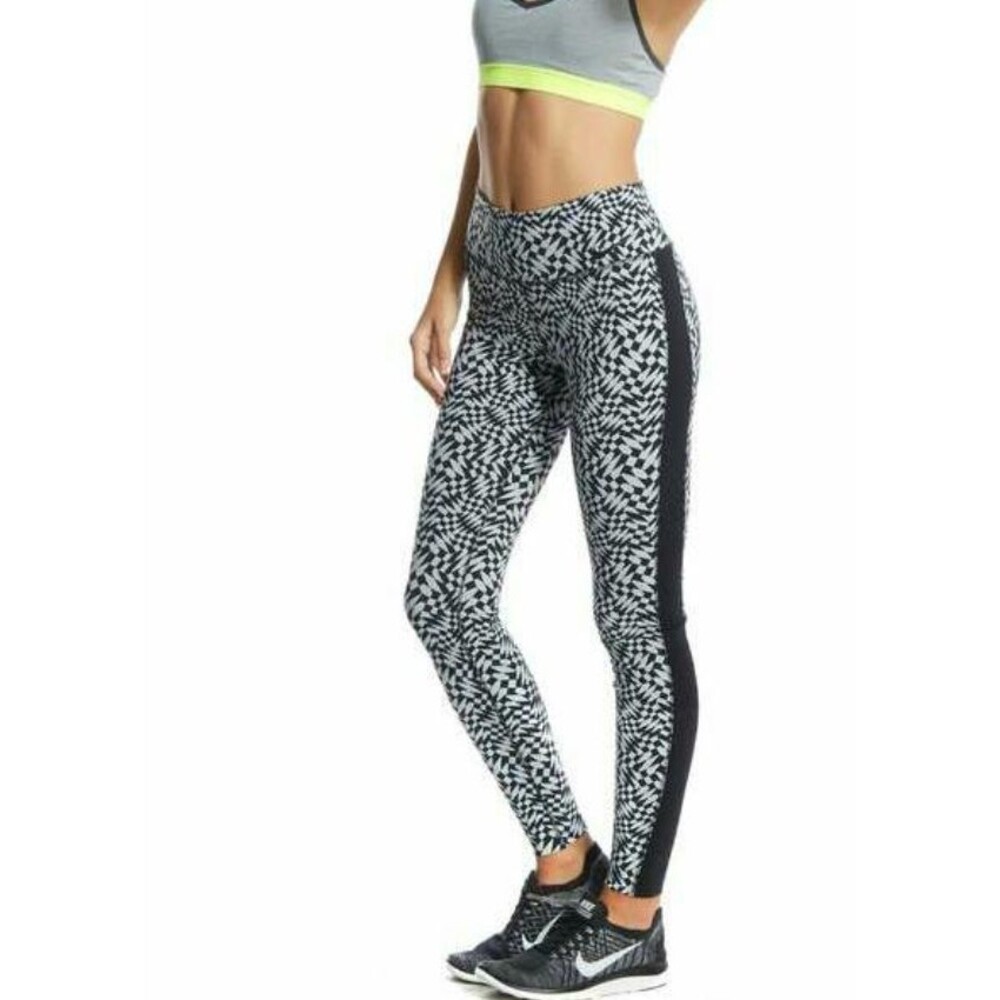 Nike Legendary Checker Women’s XS Workout Leggings High Rise Athletic